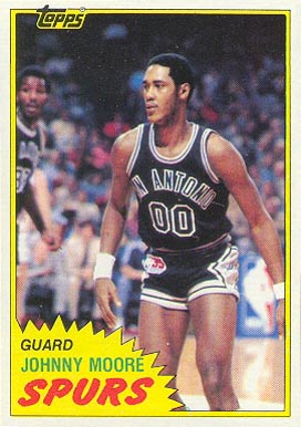1981 Topps Johnny Moore #103 Basketball Card