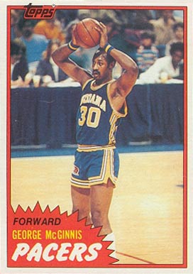1981 Topps George McGinnis #92 Basketball Card