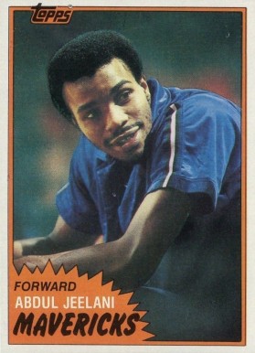 1981 Topps Abdul Jeelani #77 Basketball Card
