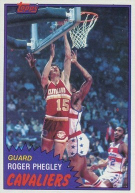 1981 Topps Roger Phegley #75 Basketball Card