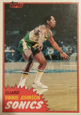 1981 Topps Vinnie Johnson #99 Basketball Card