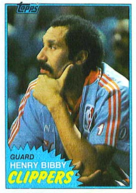 1981 Topps Henry Bibby #W90 Basketball Card