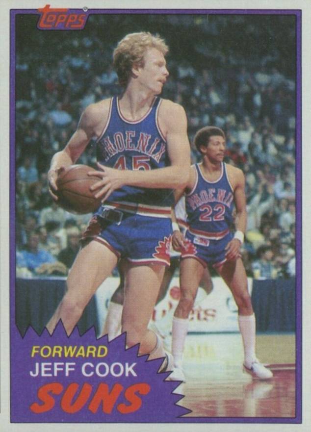 1981 Topps Jeff Cook #80 Basketball Card