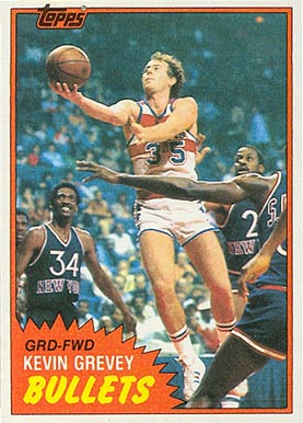 1981 Topps Kevin Grevey #96 Basketball Card