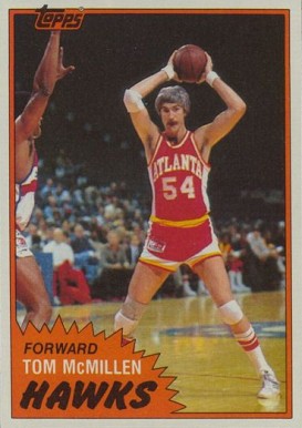 1981 Topps Tom McMillen #70 Basketball Card