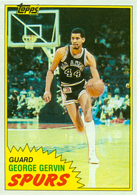 1981 Topps George Gervin #37 Basketball Card