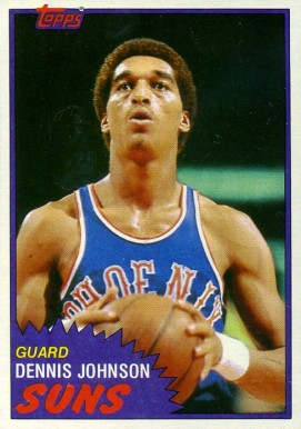 1981 Topps Dennis Johnson #34 Basketball Card