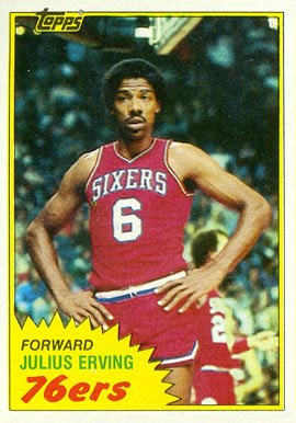 1981 Topps Julius Erving #30 Basketball Card