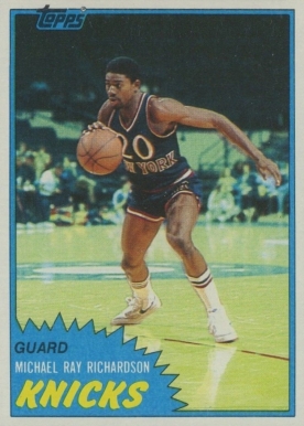 1981 Topps Michael Ray Richardson #27 Basketball Card
