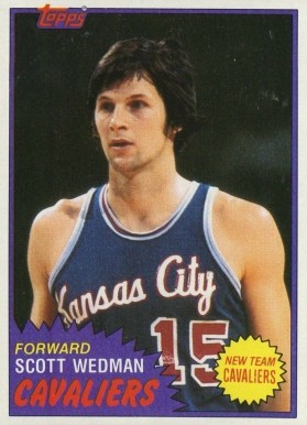 1981 Topps Scott Wedman #19 Basketball Card
