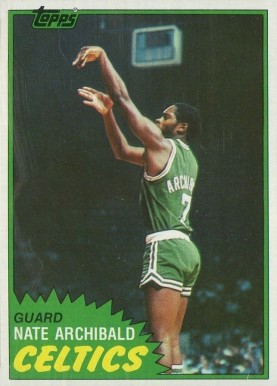1981 Topps Nate Archibald #3 Basketball Card