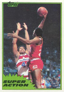 1981 Topps Moses Malone #110 Basketball Card