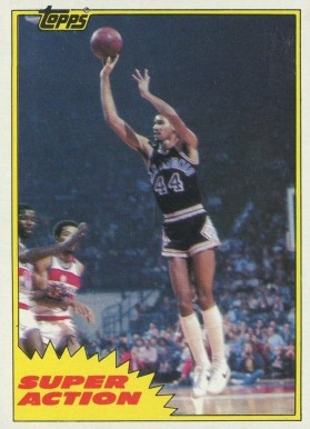 1981 Topps George Gervin #106 Basketball Card