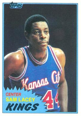 1981 Topps Sam Lacey #96 Basketball Card