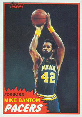 1981 Topps Mike Bantom #89 Basketball Card