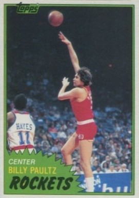 1981 Topps Billy Paultz #87 Basketball Card