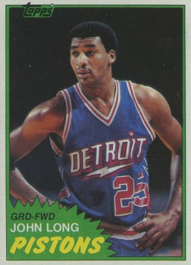 1981 Topps John Long #83 Basketball Card