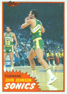 1981 Topps John Johnson #98 Basketball Card