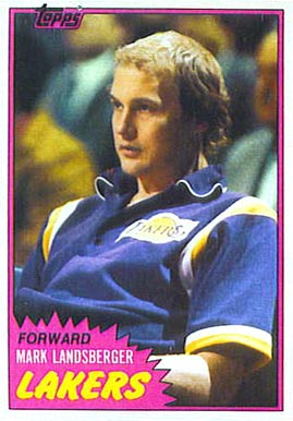 1981 Topps Mark Landsberger #78 Basketball Card