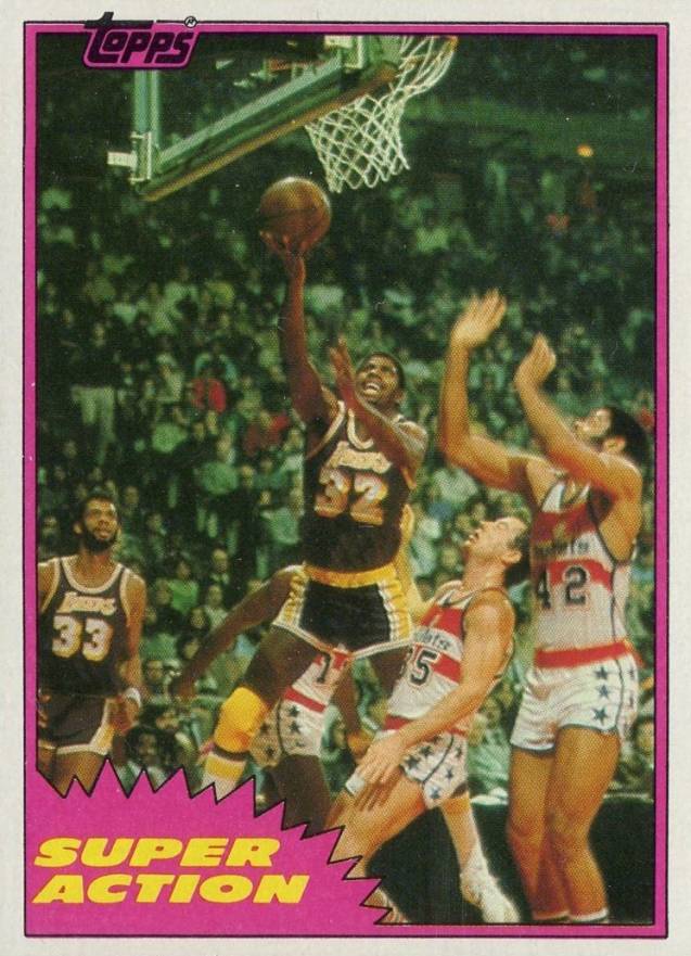 1981 Topps Magic Johnson #109 Basketball Card