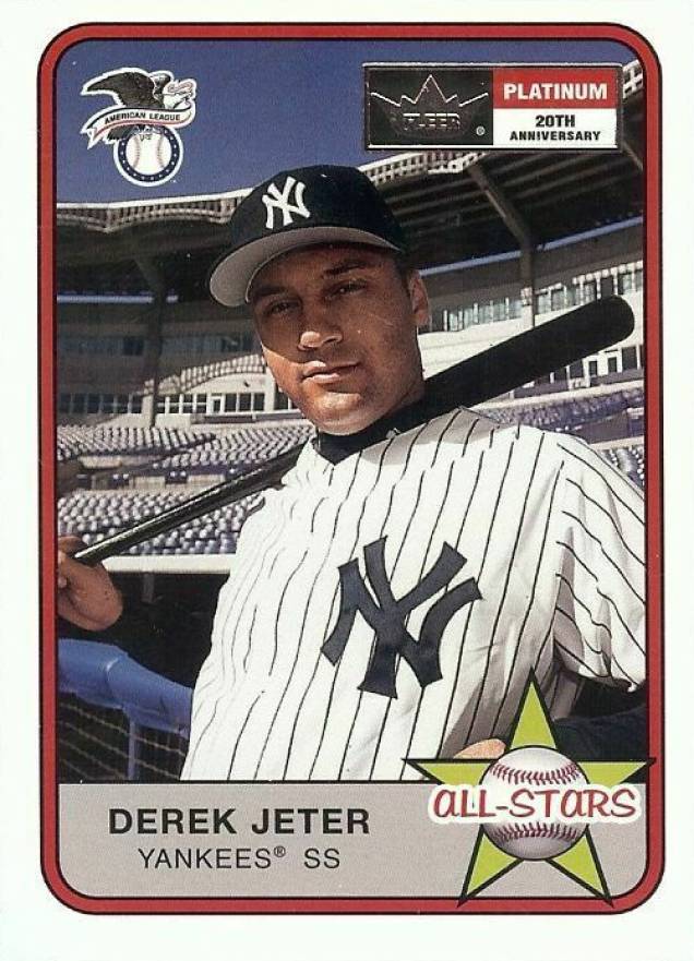 2001 Fleer Platinum Derek Jeter #282 Baseball Card