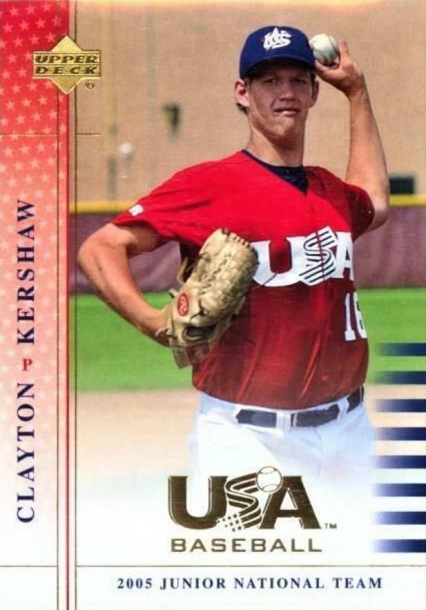 2005 Upper Deck USA Baseball Junior National Team Clayton Kershaw #USA86 Baseball Card