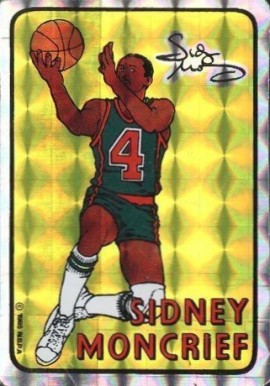 1985 Prism/Jewel Stickers Sidney Moncrief #10 Basketball Card