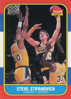 1986 Fleer Steve Stipanovich #106 Basketball Card