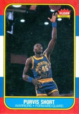 1986 Fleer Purvis Short #100 Basketball Card