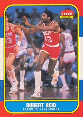 1986 Fleer Robert Reid #90 Basketball Card