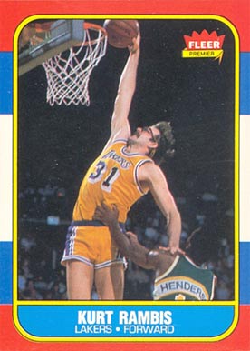 1986 Fleer Kurt Rambis #89 Basketball Card