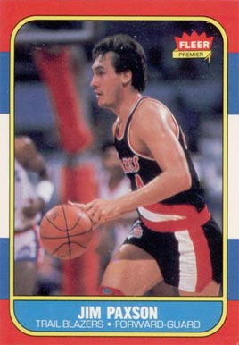 Jim Paxson Trail Blazers 1986-87 Fleer Basketball 85 PSA 9 Mint COMBINE SHIPPING 