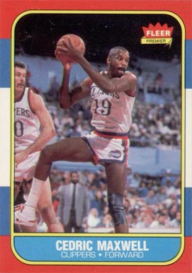 1986 Fleer Cedric Maxwell #70 Basketball Card