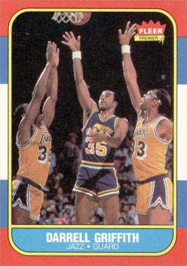 1986 Fleer Darrell Griffith #42 Basketball Card