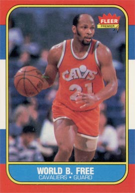 1986 Fleer World B. Free #35 Basketball Card