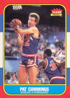 1986 Fleer Pat Cummings #19 Basketball Card