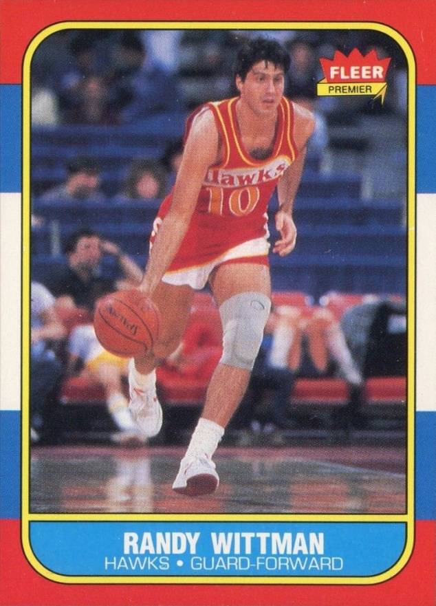 1986 Fleer Randy Wittman #127 Basketball Card