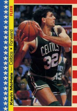 1987 Fleer Sticker Kevin McHale #5 Basketball Card