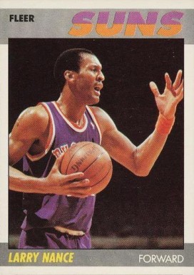1987 Fleer Larry Nance #78 Basketball Card