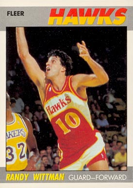 1987 Fleer Randy Wittman #126 Basketball Card