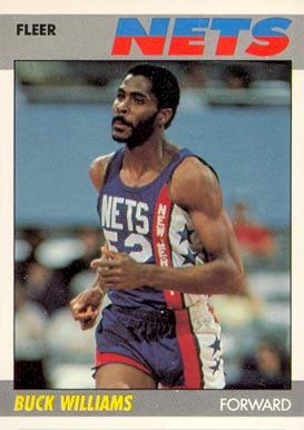 1987 Fleer Buck Williams #120 Basketball Card