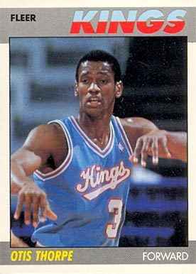 1987 Fleer Otis Thorpe #109 Basketball Card
