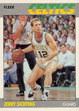 1987 Fleer Jerry Sichting #99 Basketball Card
