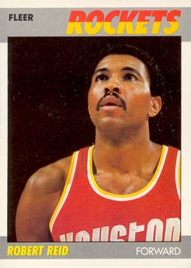 1987 Fleer Robert Reid #91 Basketball Card