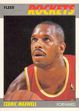 1987 Fleer Cedric Maxwell #70 Basketball Card
