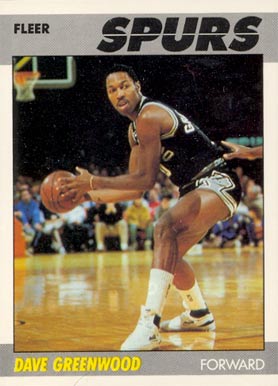 1987 Fleer David Greenwood #45 Basketball Card