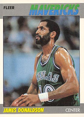 1987 Fleer James Donaldson #28 Basketball Card