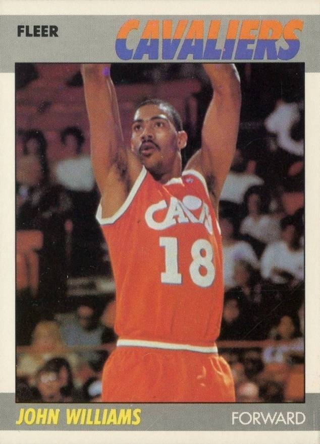 1987 Fleer John Williams #123 Basketball Card