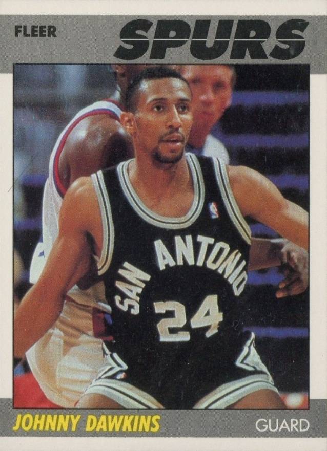 1987 Fleer Johnny Dawkins #27 Basketball Card