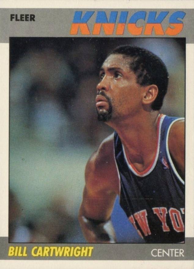 1987 Fleer Bill Cartwright #17 Basketball Card